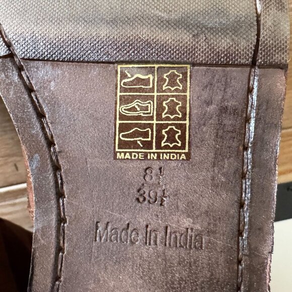 Free People Easton Equestrian Brown Suede Pull On "Ankle" Boots Size 8.5 / 39.5 - Picture 16 of 17